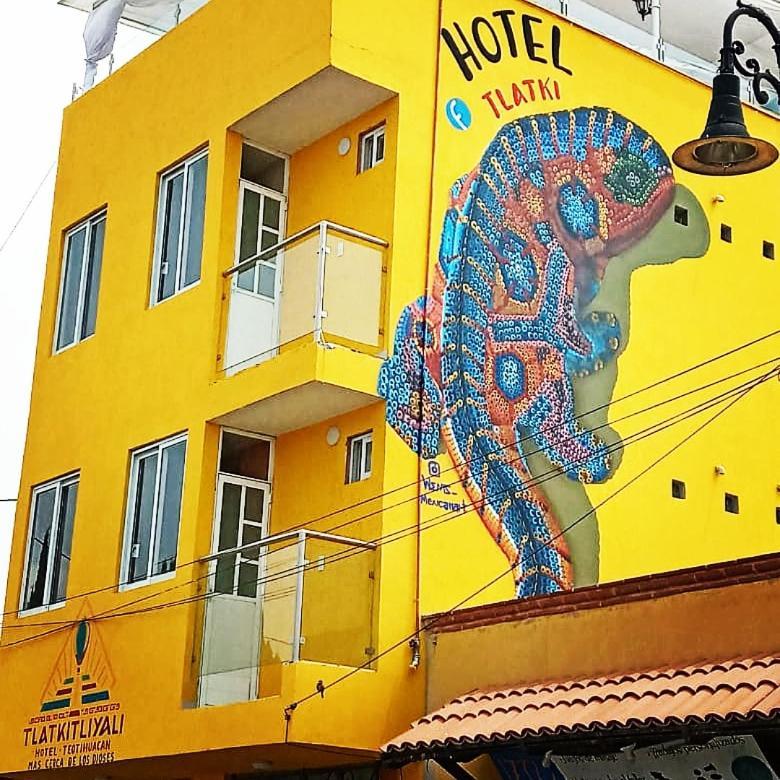 Tlatki Hotell San Martín de las Pirámides Exteriör bild